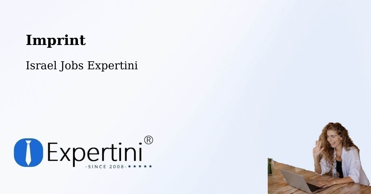 Imprint – Shoham - Israel Jobs Expertini