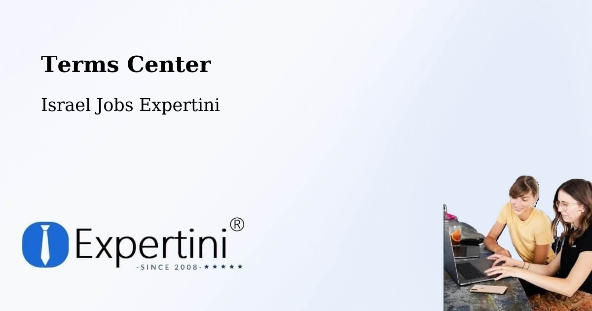 Terms of Service – Shoham - Israel Jobs Expertini